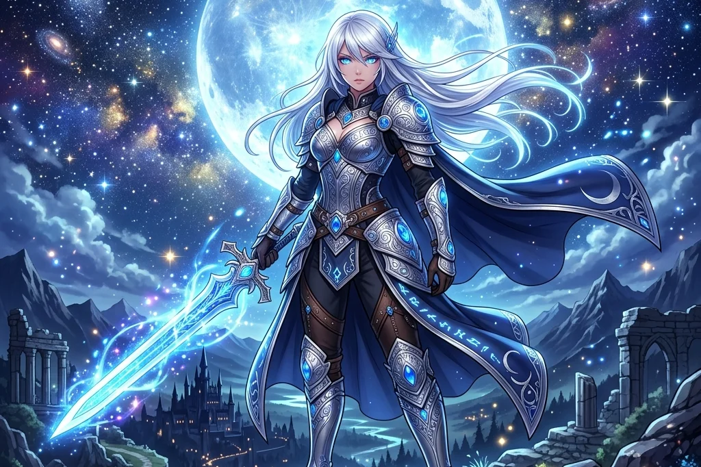 Generatore di anime IA che mostra personaggi manga personalizzati