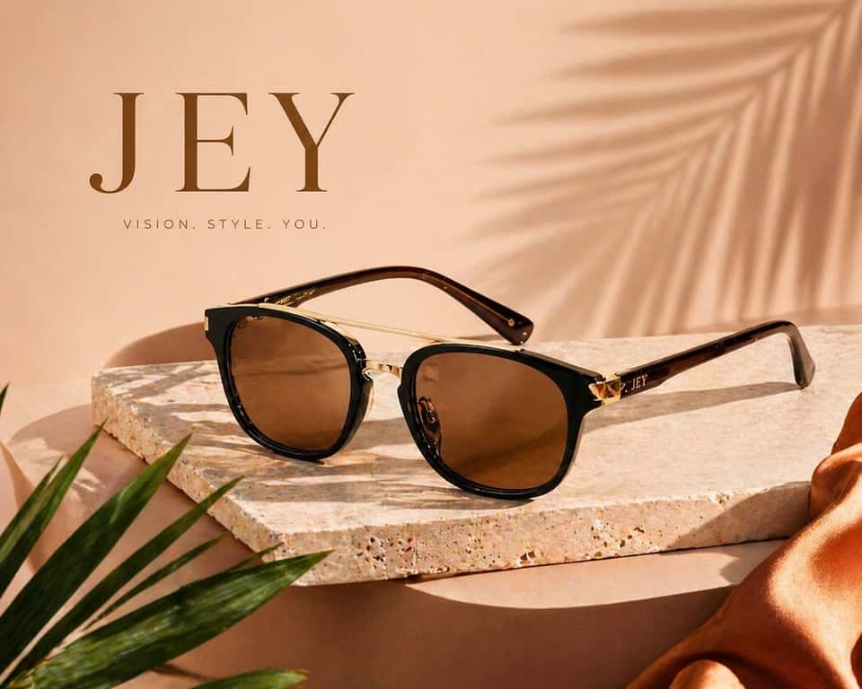 High-end advertising illustration of [glasses], vibrant premium color palette, clean composition, soft studio lighting, modern commercial style, ultra polished, minimal yet impactful, brand-focused visual.