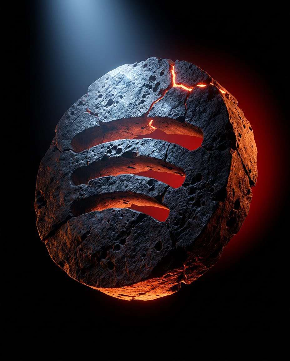 Volcanic brand icon visual